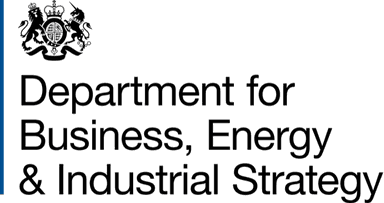 Department for Business, energy and Industrial Strategy logo